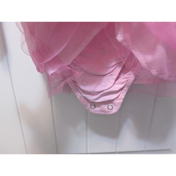 Childrens Place Ballerina Halloween Costume Pink Tutu Leotard Baby Girls 6-12M - Picture 3 of 6